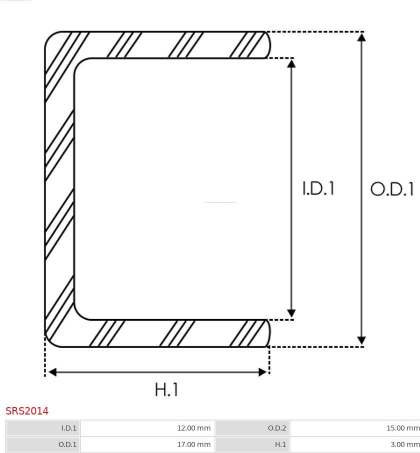 AS-PL SRS2014 - Repair Kit, starter parts5.com