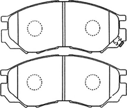 AISIN SN840 - Set placute frana,frana disc www.parts5.com