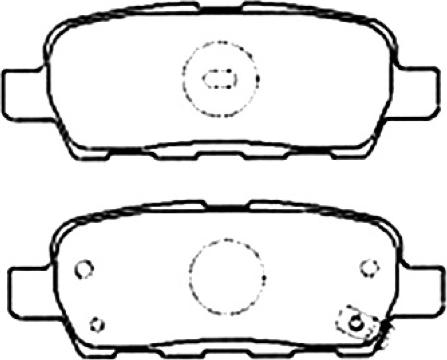 SAFETY TD905 - Brake Pad Set, disc brake www.parts5.com