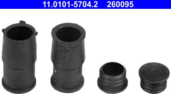 ATE 11.0101-5704.2 - Führungshülsensatz, Bremssattel www.parts5.com