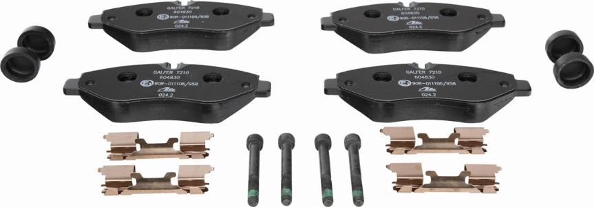 ATE 13.0460-4830.2 - Brake Pad Set, disc brake www.parts5.com