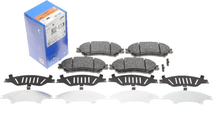 ATE 13.0460-5656.2 - Brake Pad Set, disc brake www.parts5.com