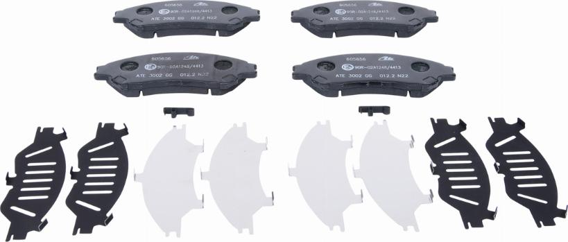 ATE 13.0460-5656.2 - Brake Pad Set, disc brake www.parts5.com