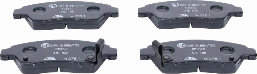 ATE 13.0460-5820.2 - Brake Pad Set, disc brake parts5.com