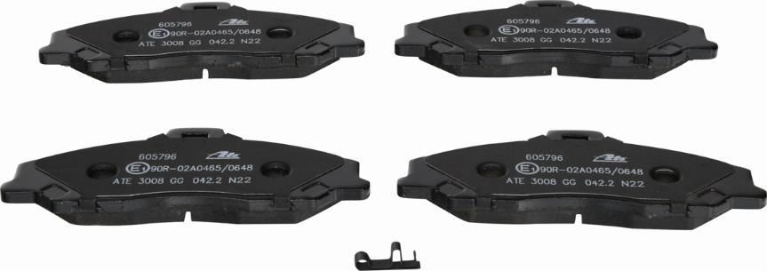 ATE 13.0460-5796.2 - Brake Pad Set, disc brake www.parts5.com