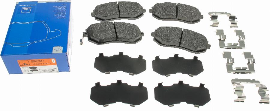 ATE 13.0460-5787.2 - Brake Pad Set, disc brake www.parts5.com