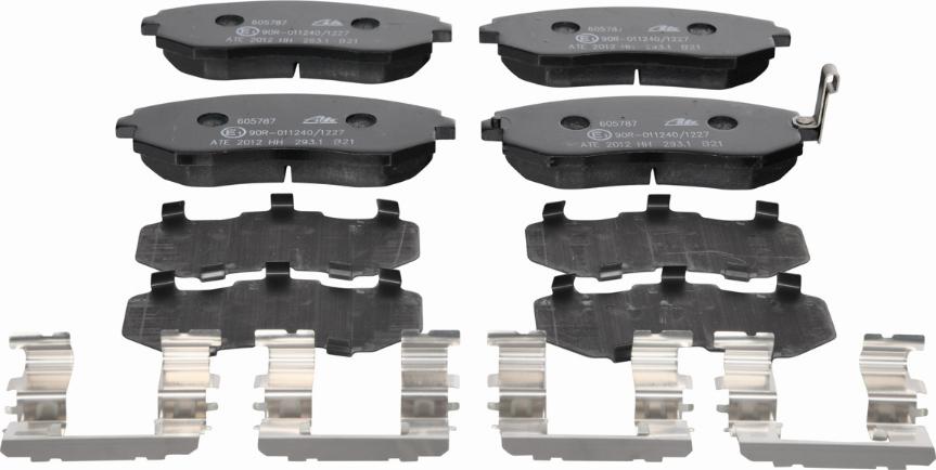 ATE 13.0460-5787.2 - Bremsbelagsatz, Scheibenbremse www.parts5.com