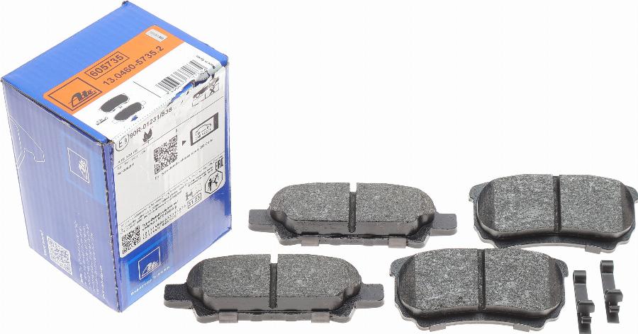 ATE 13.0460-5735.2 - Brake Pad Set, disc brake parts5.com