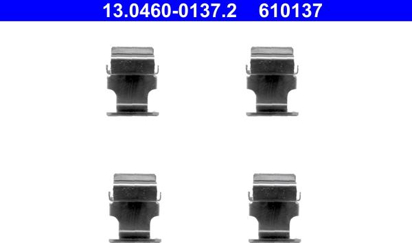 ATE 13.0460-0137.2 - Accessory Kit for disc brake Pads www.parts5.com