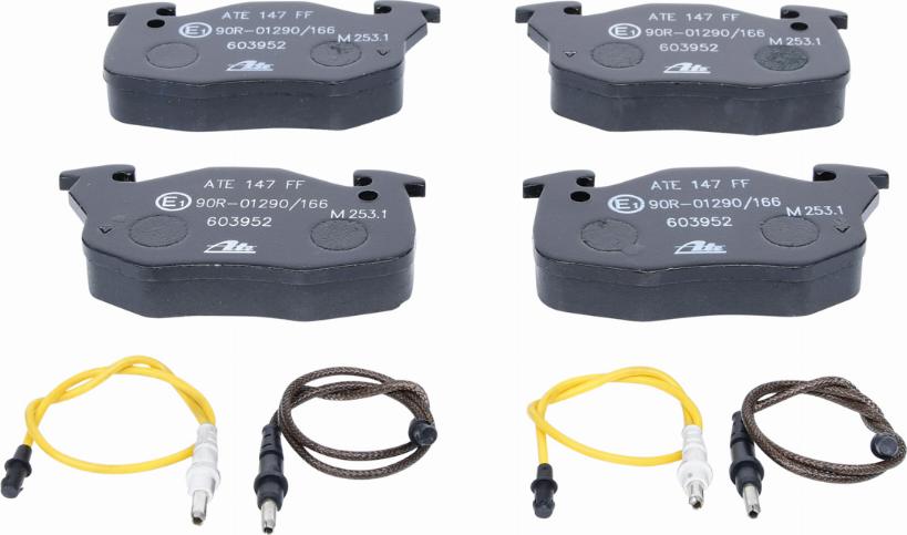 ATE 13.0460-3952.2 - Brake Pad Set, disc brake www.parts5.com