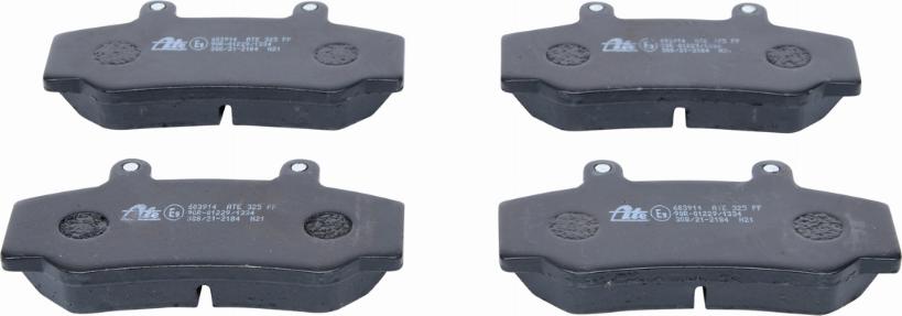 ATE 13.0460-3914.2 - Set placute frana,frana disc www.parts5.com