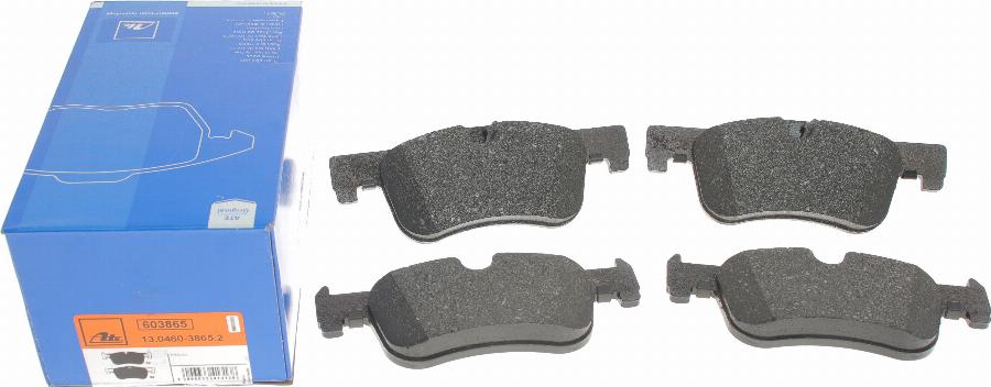 ATE 13.0460-3865.2 - Brake Pad Set, disc brake www.parts5.com