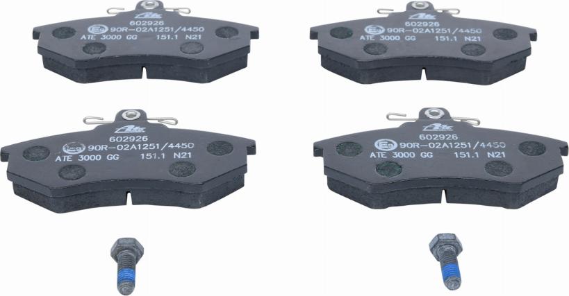 ATE 13.0460-2926.2 - Brake Pad Set, disc brake www.parts5.com