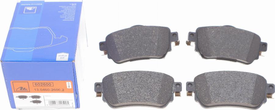 ATE 13.0460-2600.2 - Brake Pad Set, disc brake www.parts5.com