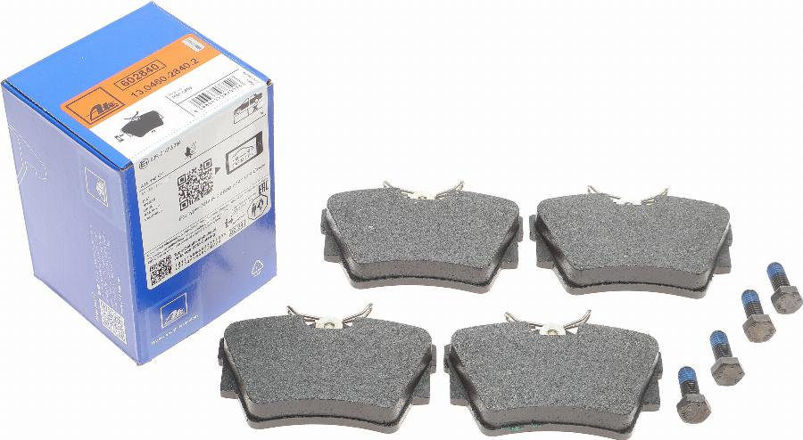 ATE 13.0460-2840.2 - Brake Pad Set, disc brake www.parts5.com