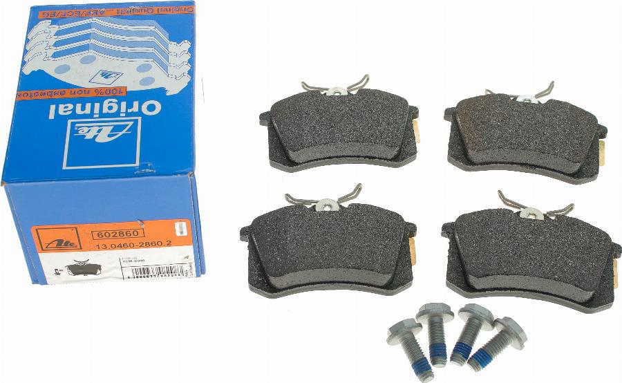 ATE 13.0460-2860.2 - Brake Pad Set, disc brake parts5.com