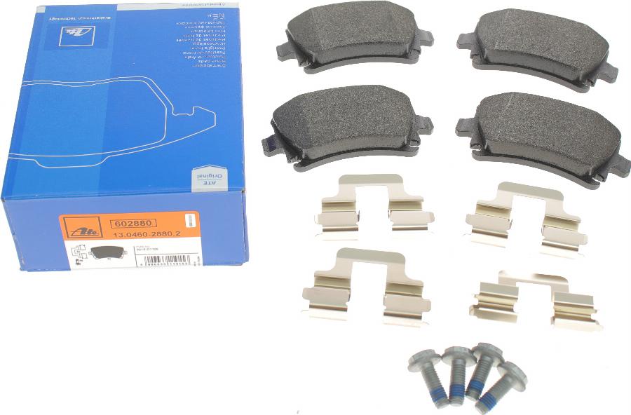 ATE 13.0460-2880.2 - Brake Pad Set, disc brake www.parts5.com