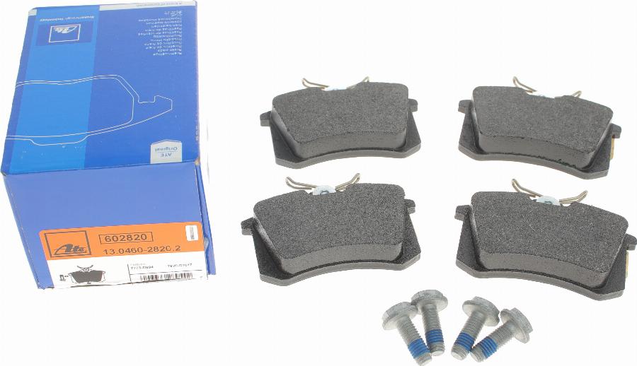 ATE 13.0460-2820.2 - Kit de plaquettes de frein, frein à disque www.parts5.com