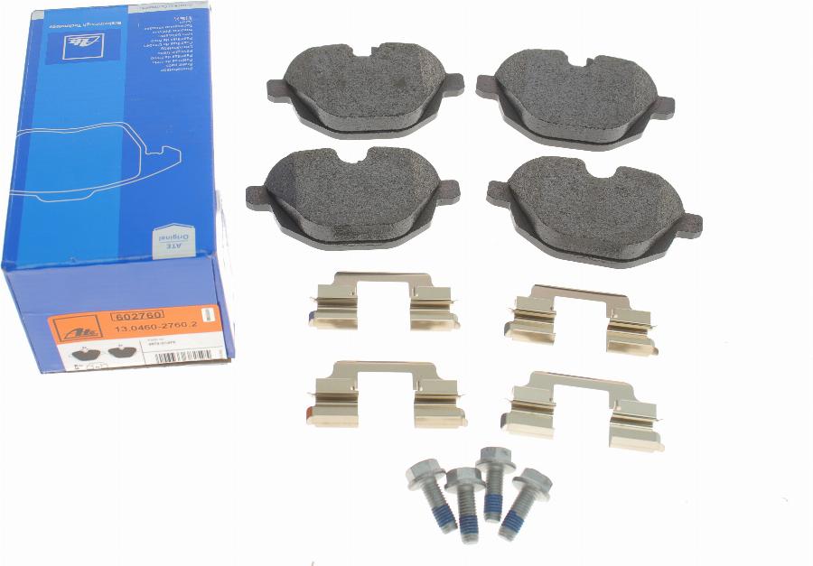 ATE 13.0460-2760.2 - Brake Pad Set, disc brake www.parts5.com