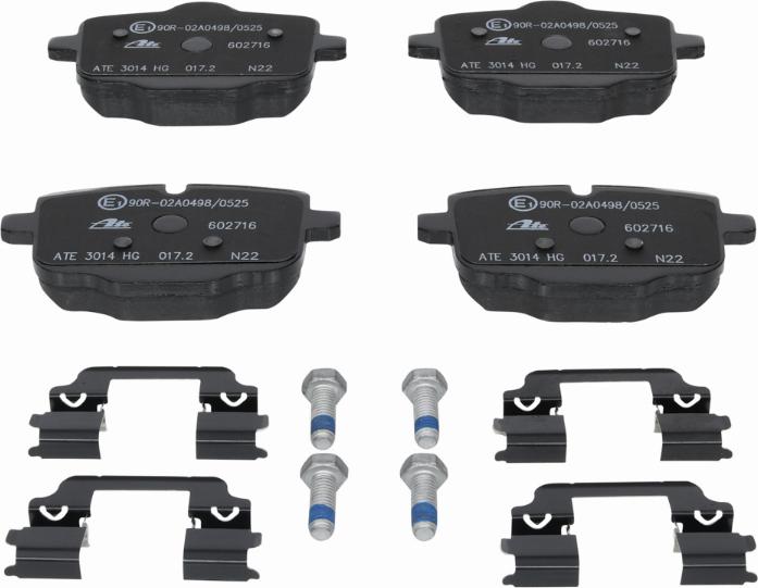 ATE 13.0460-2716.2 - Brake Pad Set, disc brake parts5.com