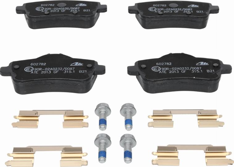 ATE 13.0460-2782.2 - Brake Pad Set, disc brake www.parts5.com