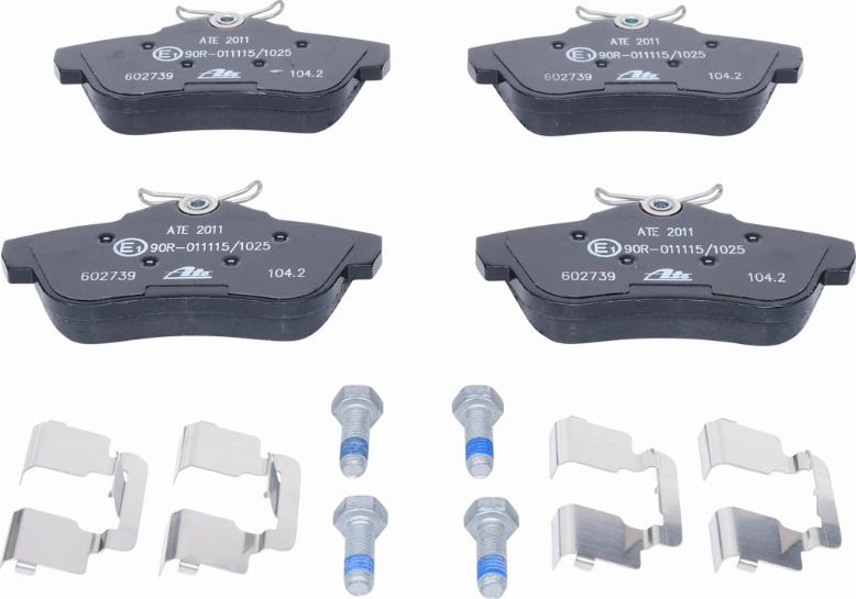 ATE 13.0460-2739.2 - Brake Pad Set, disc brake www.parts5.com