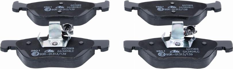 ATE 13.0460-7069.2 - Brake Pad Set, disc brake parts5.com