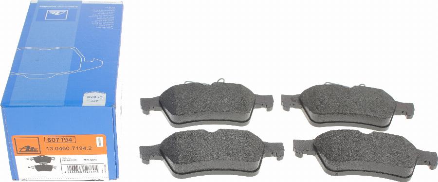 ATE 13.0460-7194.2 - Brake Pad Set, disc brake www.parts5.com