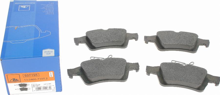 ATE 13.0460-7195.2 - Brake Pad Set, disc brake www.parts5.com