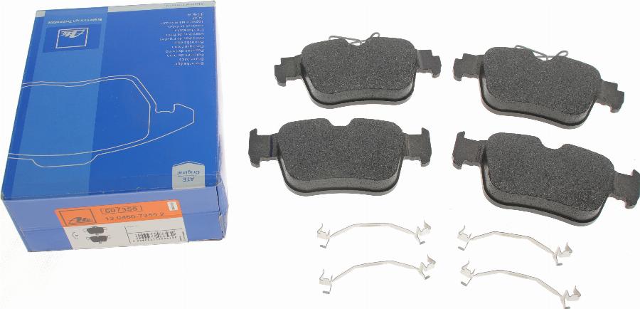 ATE 13.0460-7355.2 - Brake Pad Set, disc brake www.parts5.com