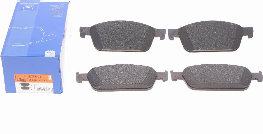 ATE 13.0460-7299.2 - Brake Pad Set, disc brake www.parts5.com