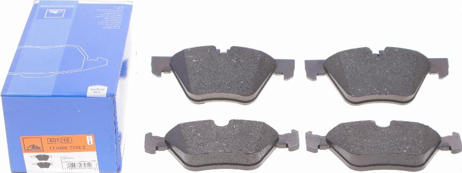 ATE 13.0460-7216.2 - Set placute frana,frana disc www.parts5.com