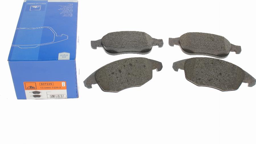 ATE 13.0460-7229.2 - Brake Pad Set, disc brake www.parts5.com