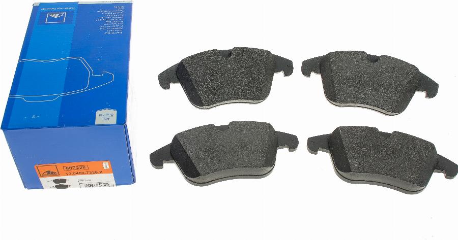 ATE 13.0460-7228.2 - Brake Pad Set, disc brake www.parts5.com