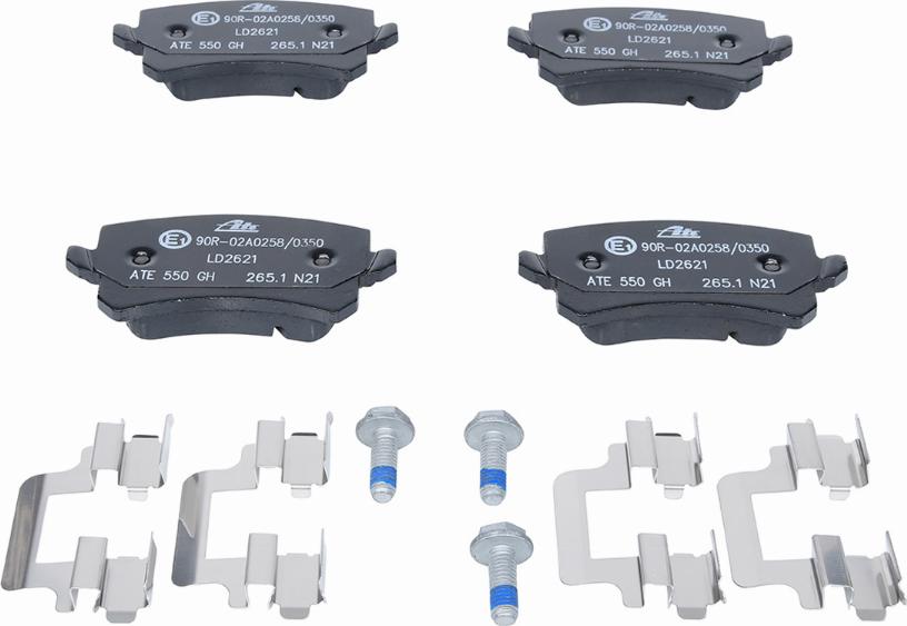 ATE 13.0470-2621.2 - Fren balata seti, diskli fren www.parts5.com