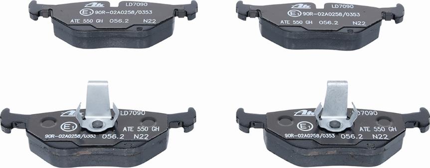 ATE 13.0470-7090.2 - Brake Pad Set, disc brake parts5.com