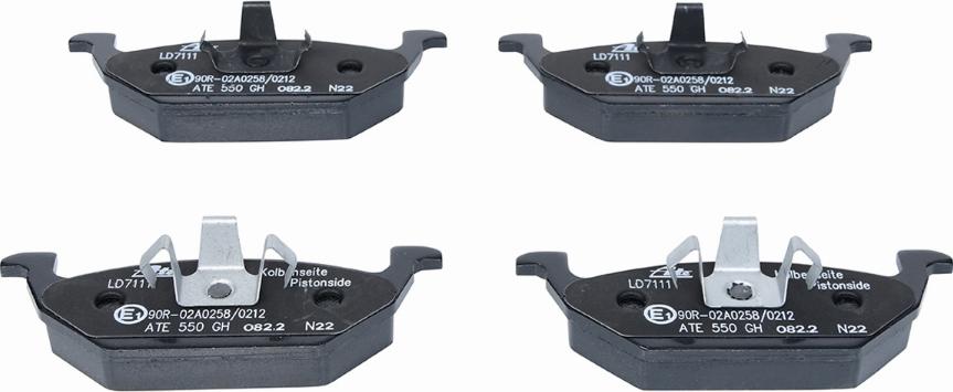 ATE 13.0470-7111.2 - Brake Pad Set, disc brake parts5.com