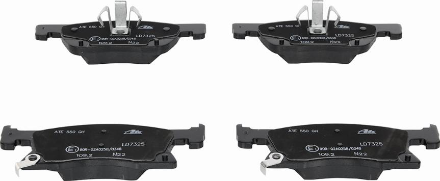 ATE 13.0470-7325.2 - Brake Pad Set, disc brake www.parts5.com