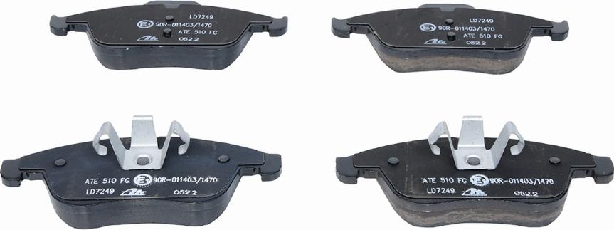 ATE 13.0470-7249.2 - Brake Pad Set, disc brake parts5.com