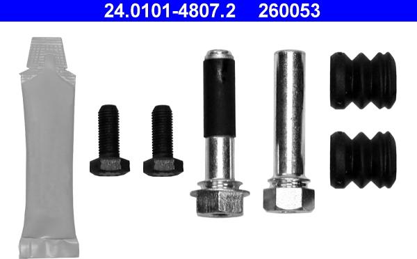 ATE 24.0101-4807.2 - Zubehörsatz, Bremssattel www.parts5.com