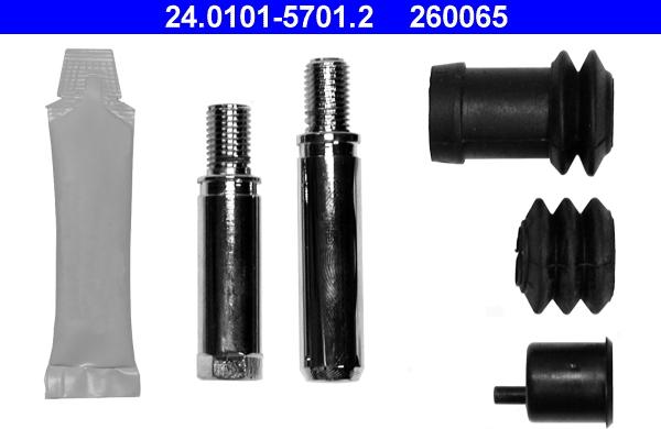 ATE 24.0101-5701.2 - Set accesorii, etrier frana www.parts5.com