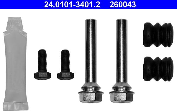 ATE 24.0101-3401.2 - Set accesorii, etrier frana www.parts5.com