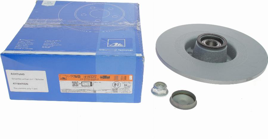 ATE 24.0110-0325.2 - Tarcza hamulcowa www.parts5.com