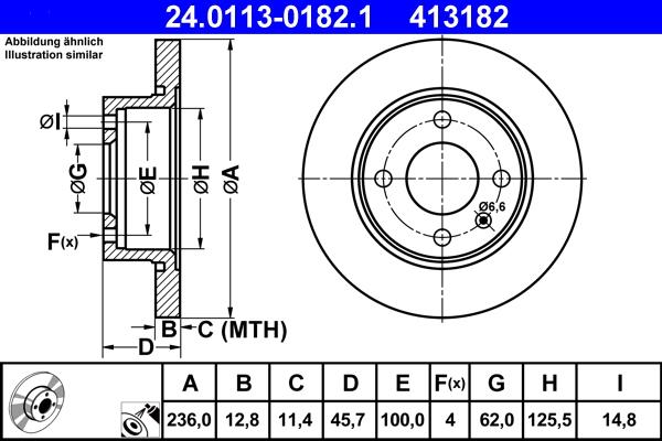 ATE 24.0113-0182.1 - Jarrulevy www.parts5.com