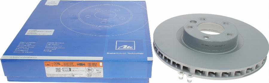 ATE 24.0136-0124.1 - Disc frana www.parts5.com