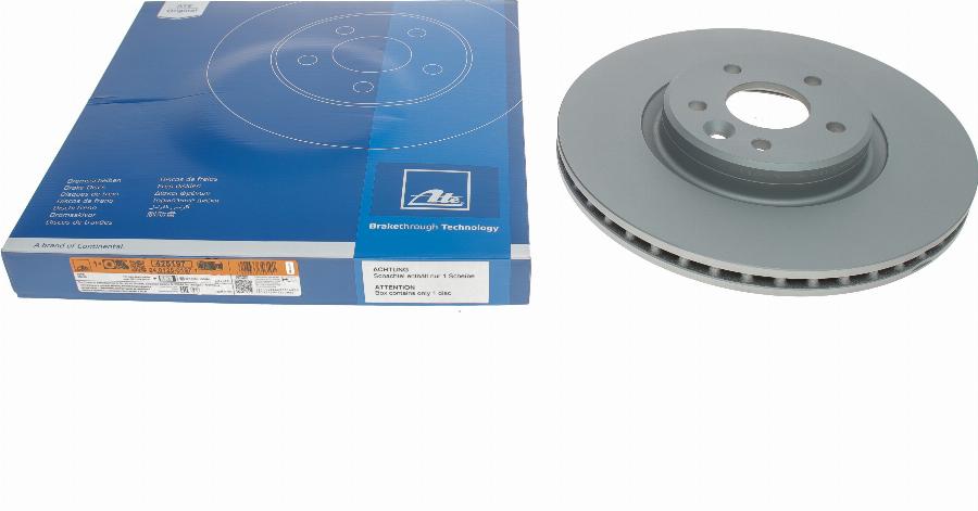 ATE 24.0125-0197.1 - Disc frana www.parts5.com