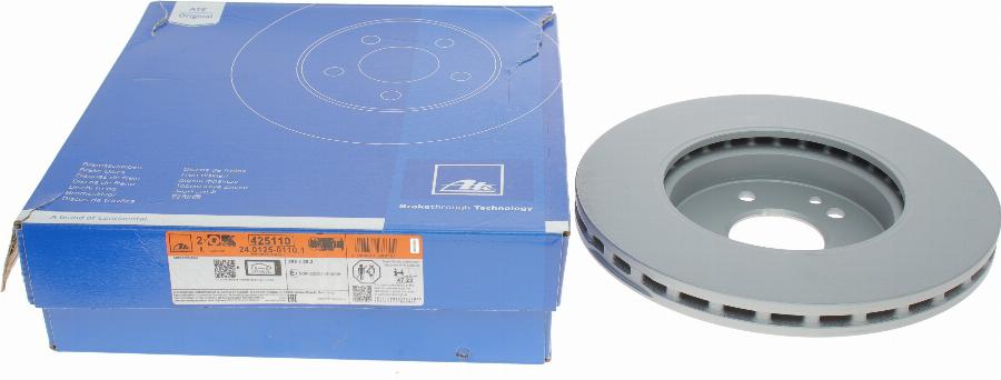 ATE 24.0125-0110.1 - Brake Disc www.parts5.com