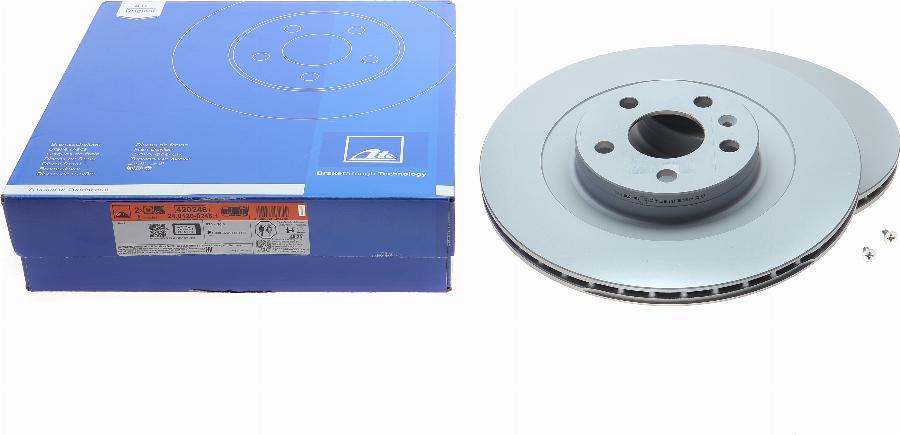 ATE 24.0120-0246.1 - Disc frana www.parts5.com