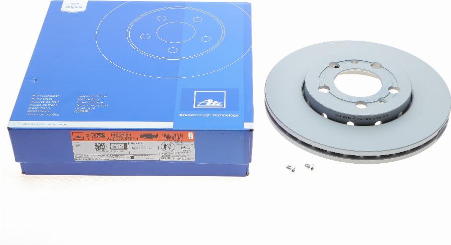 ATE 24.0122-0151.1 - Brake Disc parts5.com