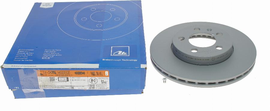 ATE 24.0122-0312.1 - Brake Disc www.parts5.com